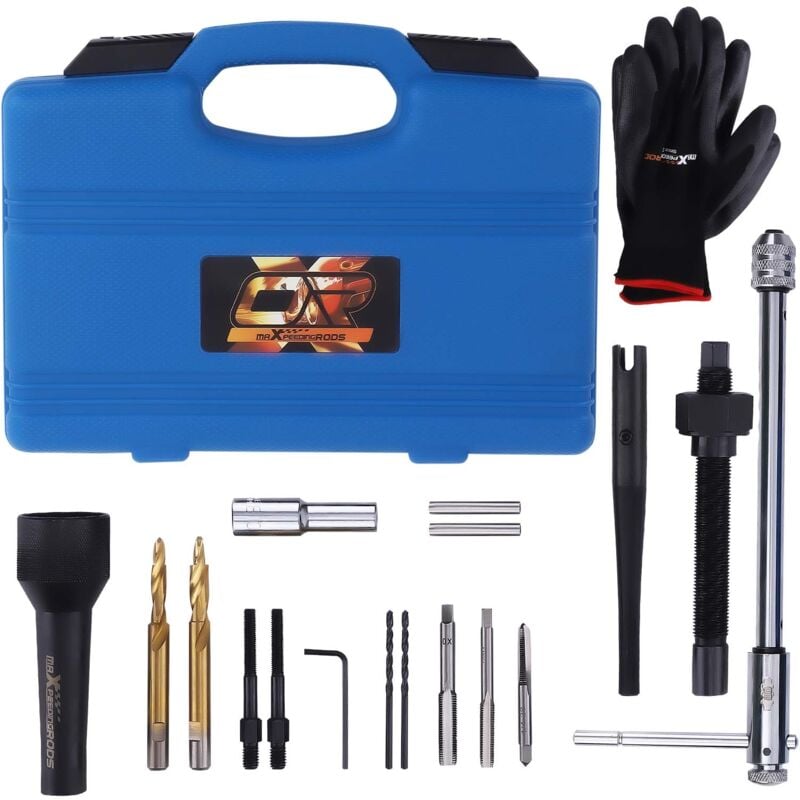 foto del prodotto 16pcs m8 m10 rimozione candeletta remover tool kit for audi seat vw renault