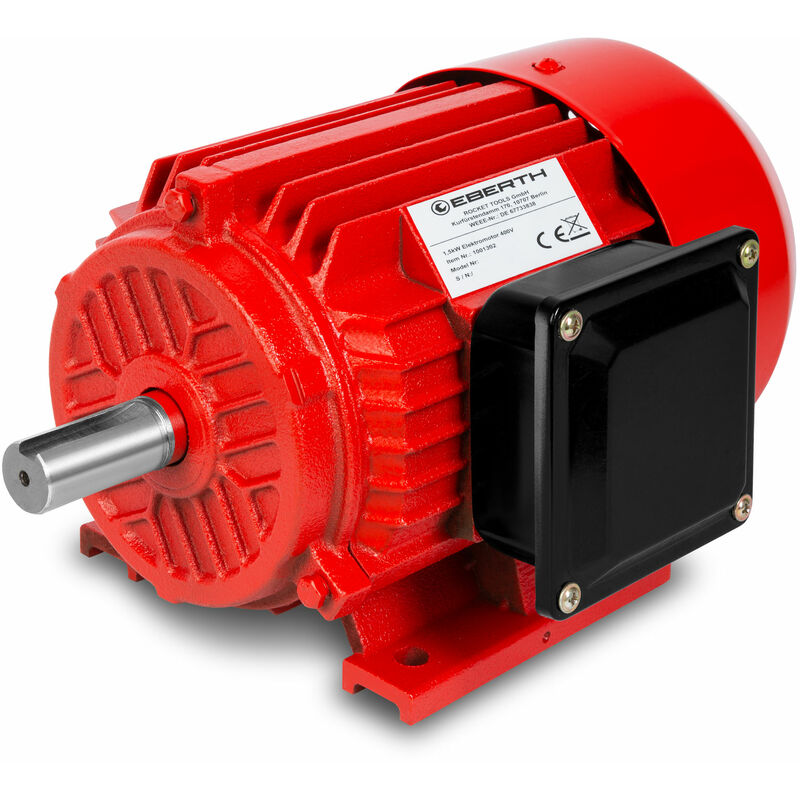 foto del prodotto 400v motore elettrico trifase con 1,5kw di potenza, motore compressore in alluminio, velocit 2840giri min, corrente 3,4a, fattore di potenza 0,95,