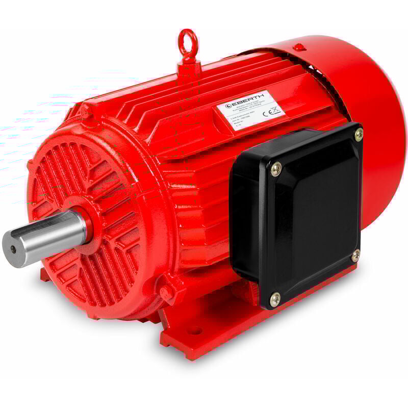foto del prodotto 400v motore elettrico trifase con 5,5kw di potenza, motore compressore in alluminio, velocit 2900giri min, corrente 11a, fattore di potenza 0,95,