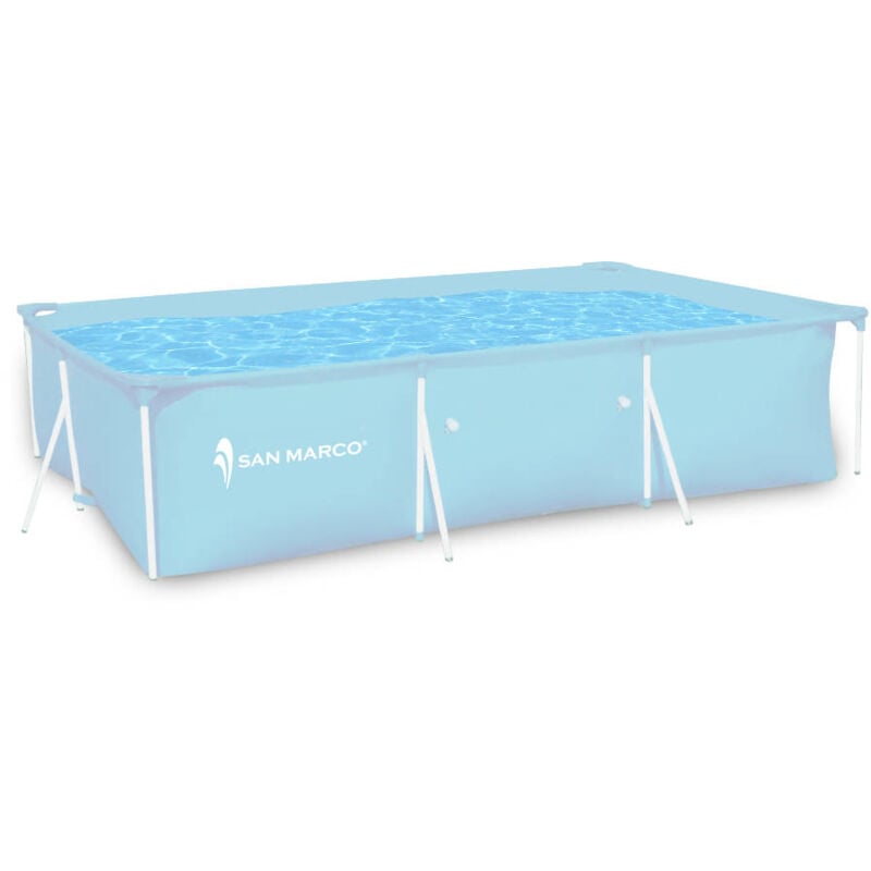 foto del prodotto piscina fuori terra ponza 300x200x75 cm san marco kit piscina titanium