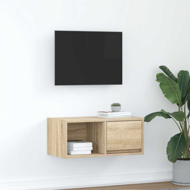 foto del prodotto vidaxl mobile porta tv rovere sonoma 60x31x25,5 cm legno multistrato