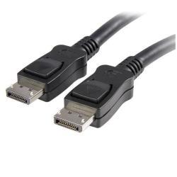 immagine 0 del prodotto startech.com cavo video displayport 1.2 da 5 m cavo displayport certificato vesa 4k x 2k ultra hd cavo video dp dp per monitor cavo video display dp connettori dp a scatto