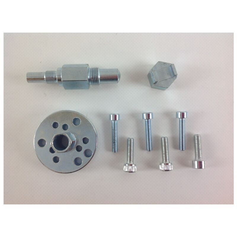 foto del prodotto newgarden kit blocca pistoni motosega universale chiavi estrattore smonta frizione