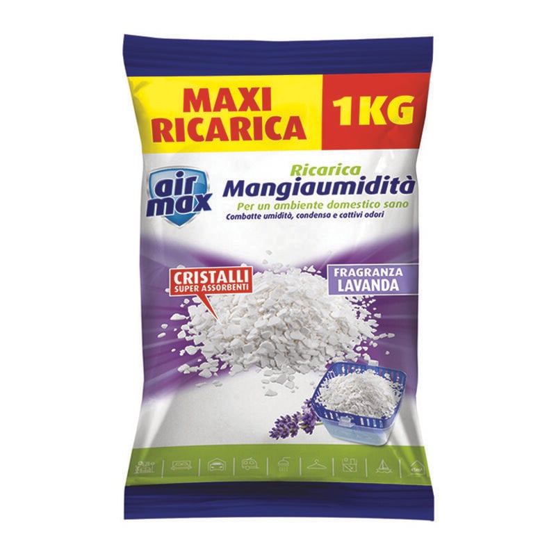 foto del prodotto airmax mangiaumidita sali ricarica lavanda kg.1