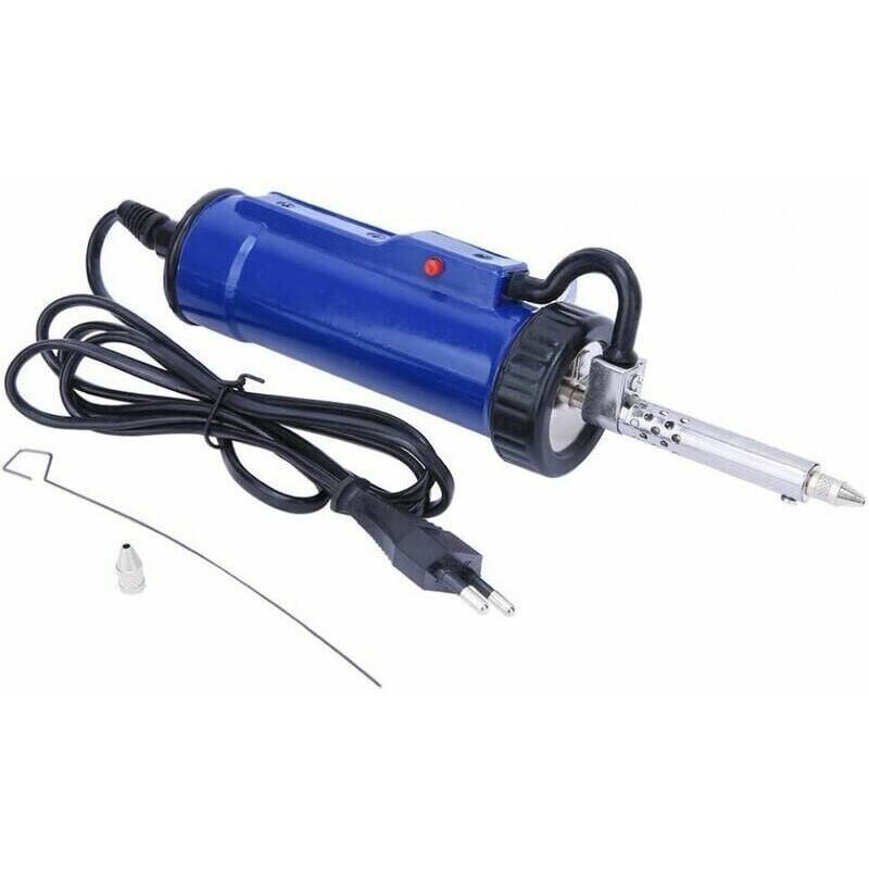 foto del prodotto dekon ventosa per saldatura elettrica 220v 30w, ferro con pompa dissaldante elettrica a vuoto, strumento pistola dissaldante elettrica