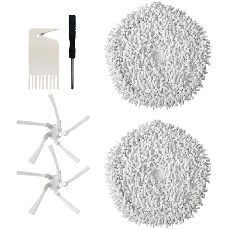 foto del prodotto kit accessori, panno, spazzola laterale, ricambi