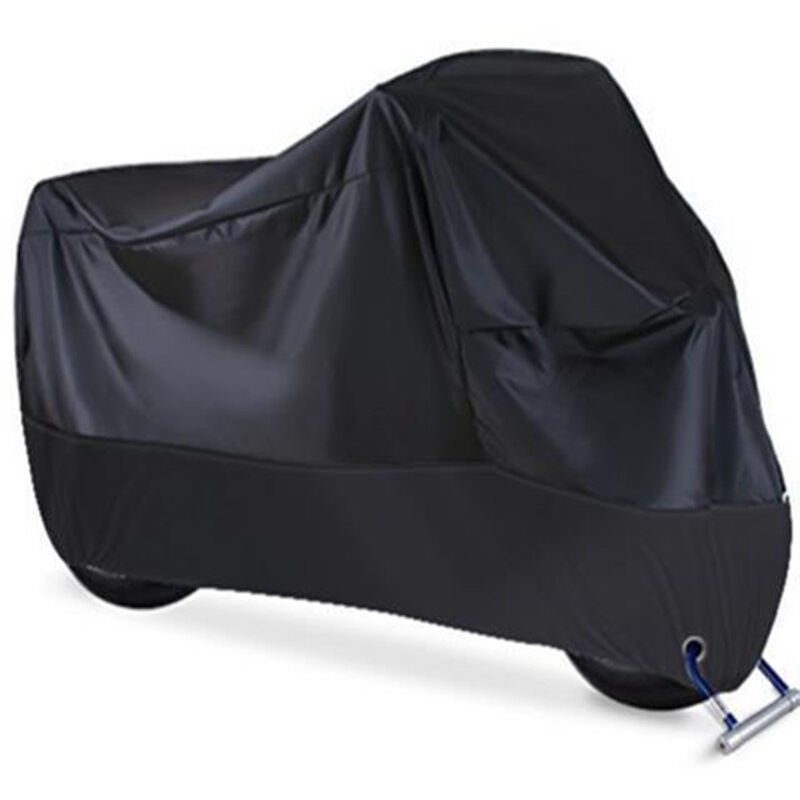 foto del prodotto fortuneville telo coprimoto uv impermeabile vento, pioggia, neve e polvere outdoor xxl 2,5m nero rw auto e moto moto, accessori e ricambi 
