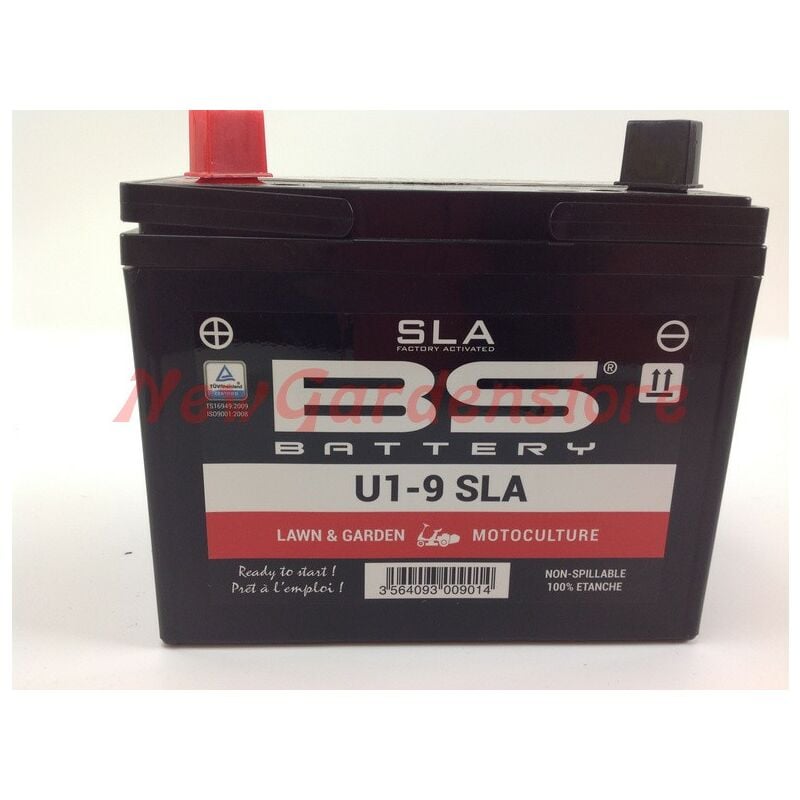 foto del prodotto batteria trattorino rasaerba 12v 28ah polo positivo sx ermetica carica 310501