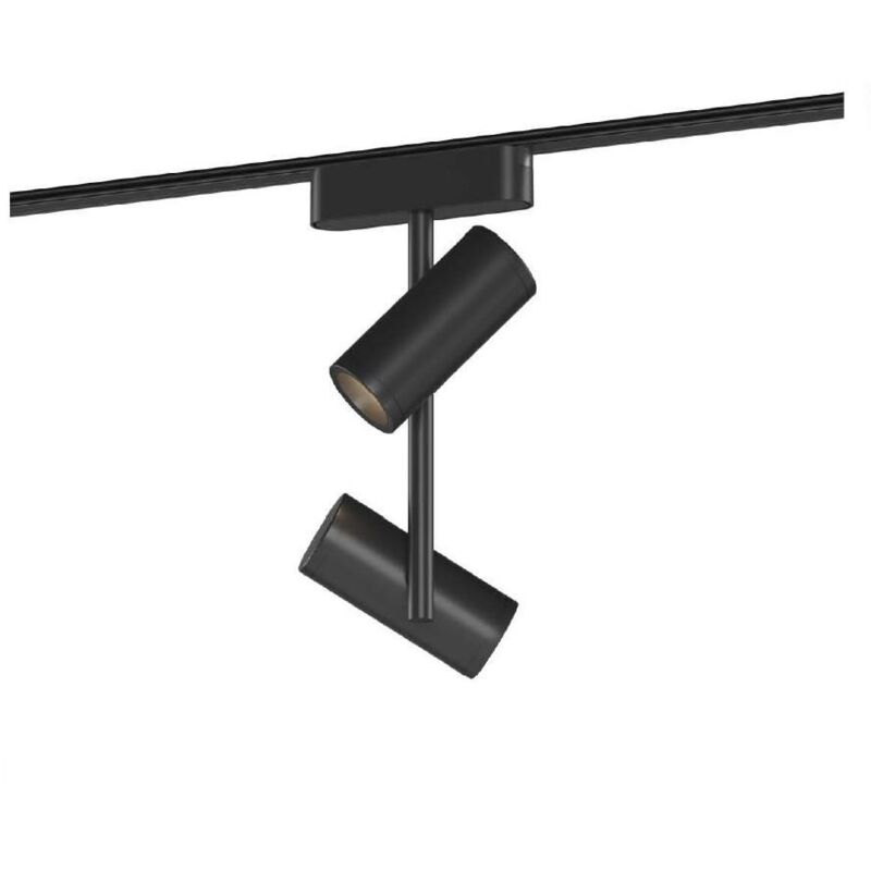 foto del prodotto efectoled faretto led binario magnetico 25mm superslim 16w madat 48v nero bianco naturale 4000k