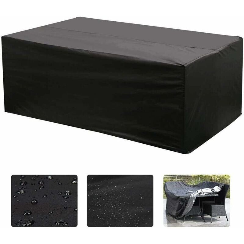 foto del prodotto vendita , copertura per mobili da giardino, copertura per tavolo rettangolare oxford per soggiorno per mobili da giardino protezione uv