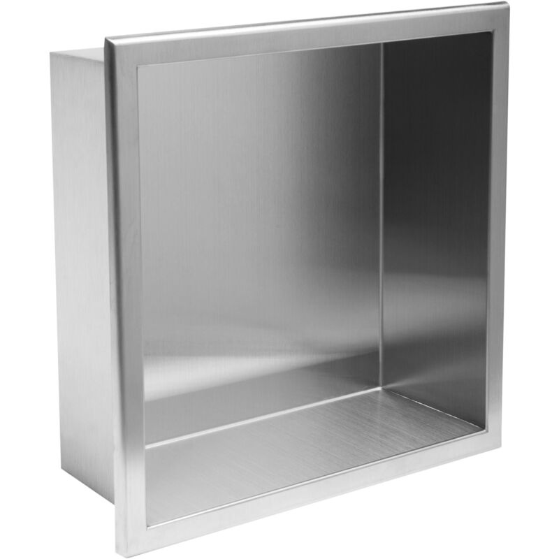 foto del prodotto rea scaffale da bagno 30x30 steel brush