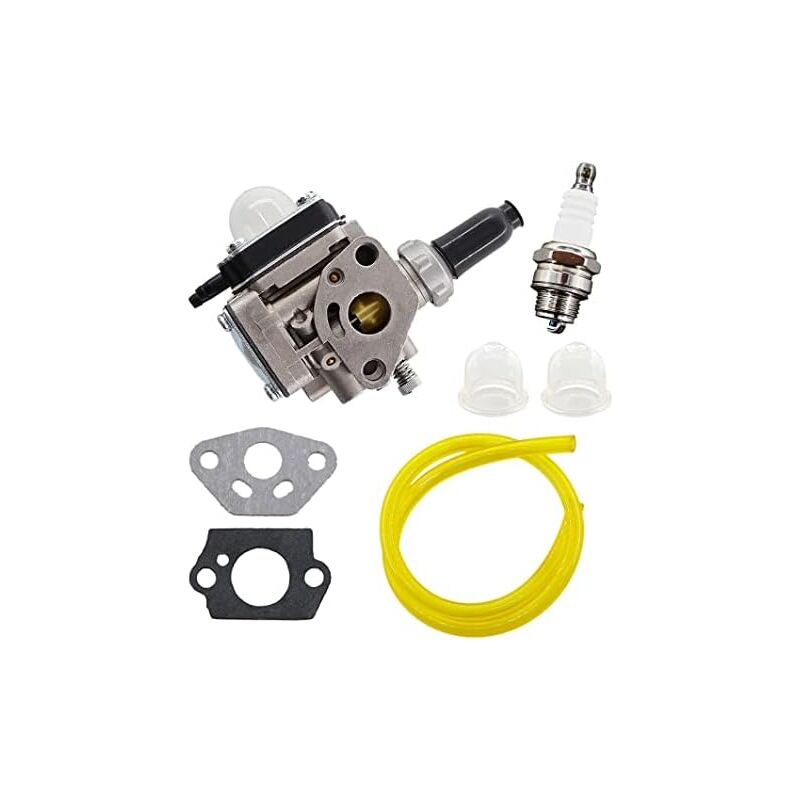 foto del prodotto carburatore con guarnizione candela tubo flessibile del carburante per tosaerba motore kawasaki th43 th48 accessori da giardinaggio all aperto