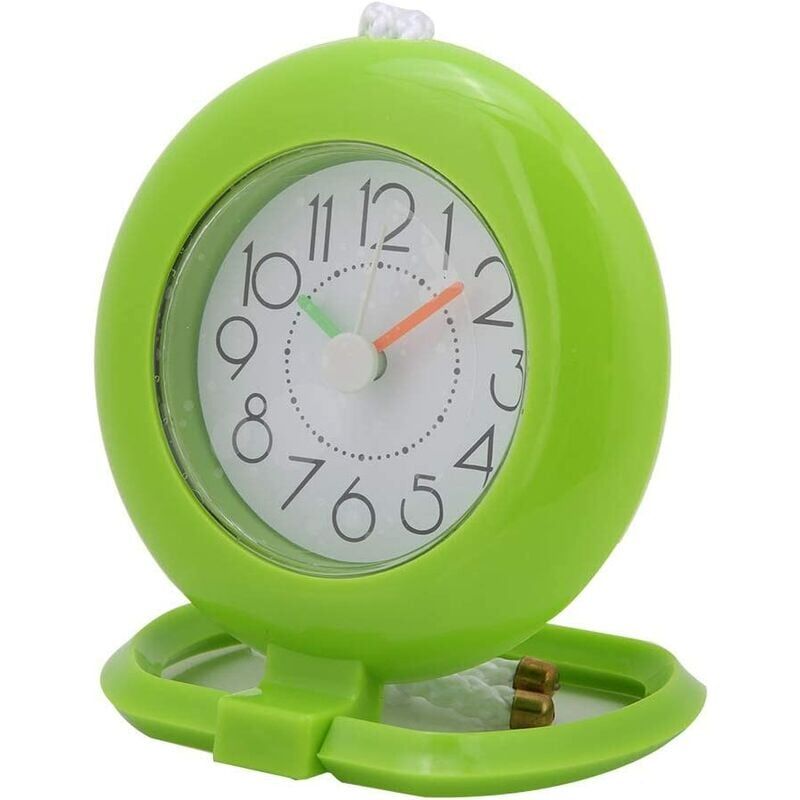 foto del prodotto orologio da bagno orologio da tavolo impermeabile a doppio uso, alla moda, da tavolo, per bagno, cucina, decorazione della casa verde 