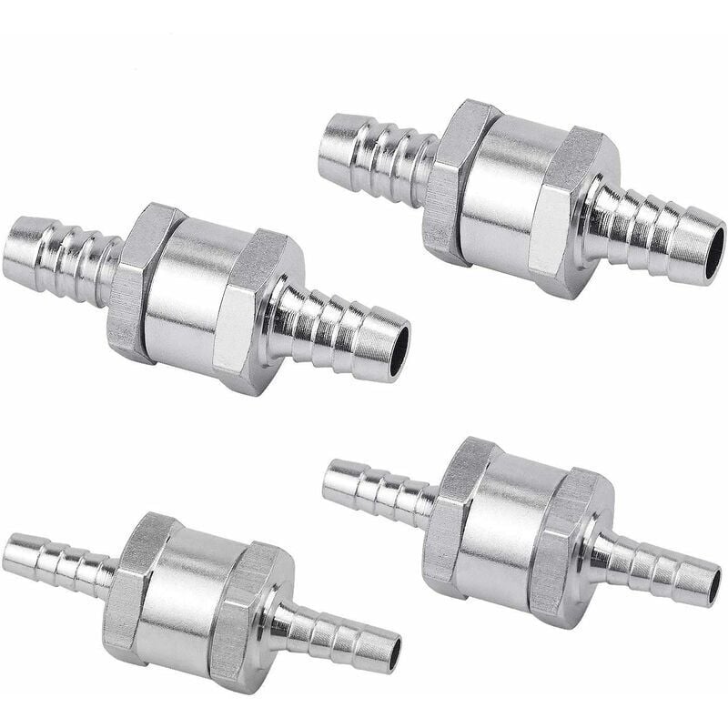 foto del prodotto di 4 valvola di ritegno diesel 6 8 10 12mm, valvola del carburante in lega di alluminio con freccia per motociclette auto diesel benzina