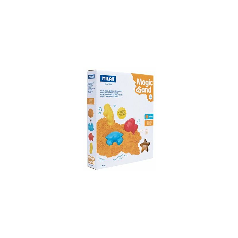 foto del prodotto kit sabbia cinetica magic sand con stampi milan o