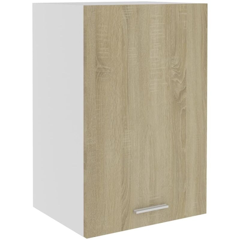 foto del prodotto mobile pensile rovere sonoma 39,5x31x60 cm in legno multistrato