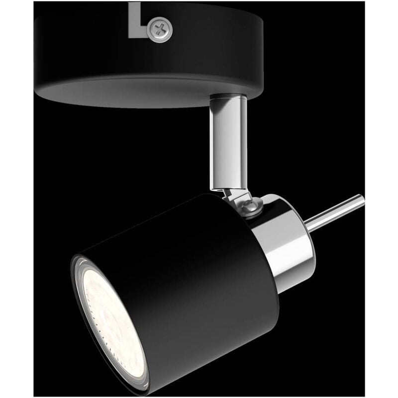 foto del prodotto philips meranti 8719514465374 faretto da soffitto gu10 nero