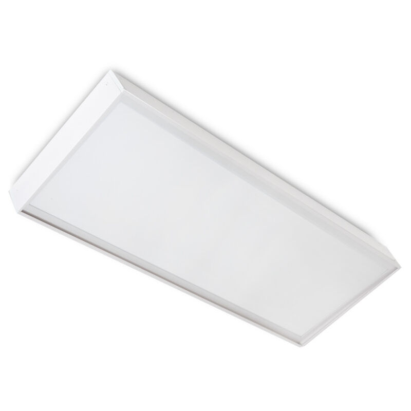 foto del prodotto greenice pannello led 72w 7.900lm 6000 k 120x60cm kit superficie 40.000h ho kitpan120x60 72w cw 
