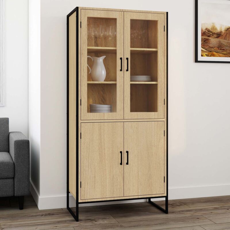 foto del prodotto detroit mueble de porcelana de dise o industrial de 4 puertas h. 176 cm