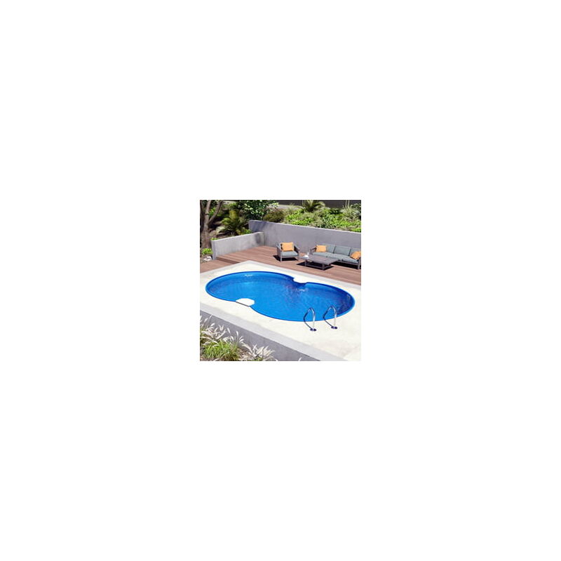 foto del prodotto piscina interrata in acciaio forma a otto newskyblue 855 h120cm deluxe