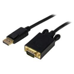 immagine 0 del prodotto startech.com cavo da displayport a vga da 1,8 m cavo adattatore da displayport a vga attivo video 1080p cavo monitor da dp a vga convertitore da dp 1.2 a vga connettore dp a scatto