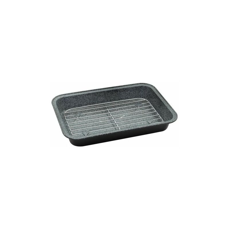 foto del prodotto rostiera con griglia 30x20 in carbon steel acciaio