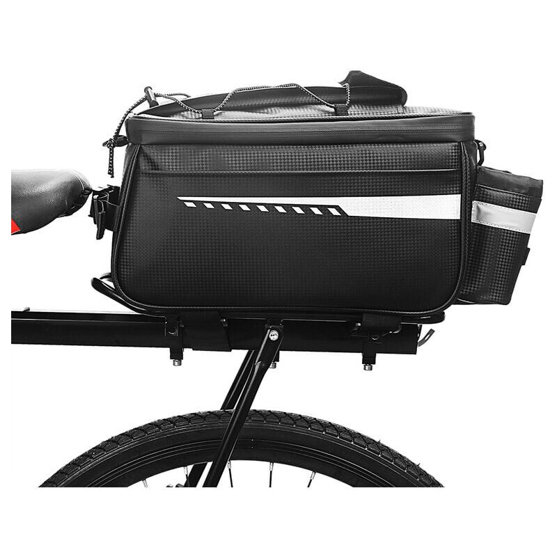 foto del prodotto borsa termica impermeabile per bagagliaio della bici, portapacchi posteriore, borsa per riporre i bagagli, borsa per mountain bike, borsa per
