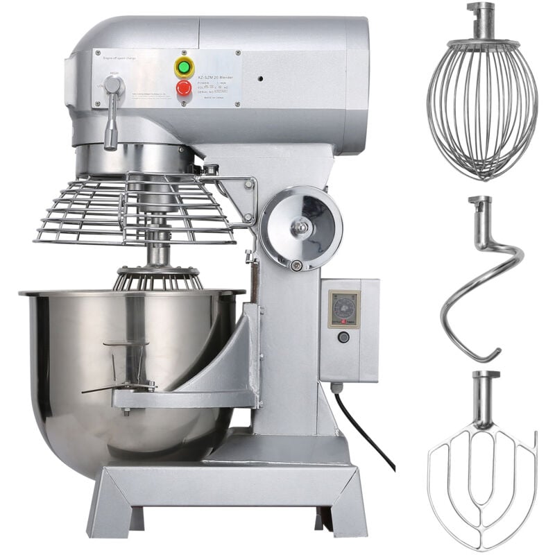 foto del prodotto mophorn impastatrice planetaria 20l elettrica 3 velocita regolabile da tavolo, impastatrice elettrica da cucina per farina uova crema carne ciotola