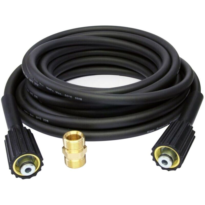 foto del prodotto tubo di prolunga da 10 m tubo per idropulitrice serie k connettore m22 femmina maschio