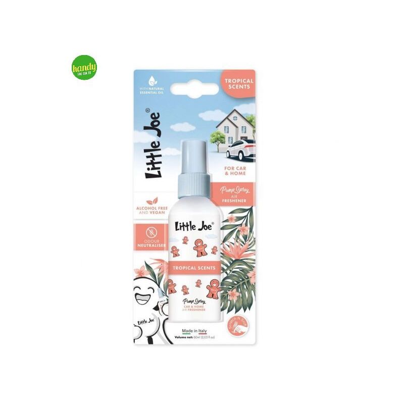 foto del prodotto deodorante per auto rhutten little joe pump spray tropical scents