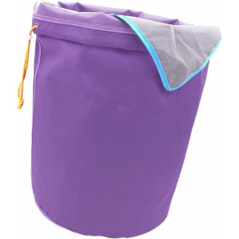 foto del prodotto ice o lator bubble bag 5 galloni sacco di schiuma di ghiaccio alle erbe sacco per estrazione di olio di hashish viola 25 micron