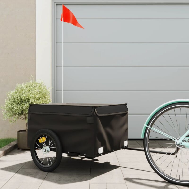 foto del prodotto prolenta premium furniture limited rimorchio da bici nero 45 kg in ferro