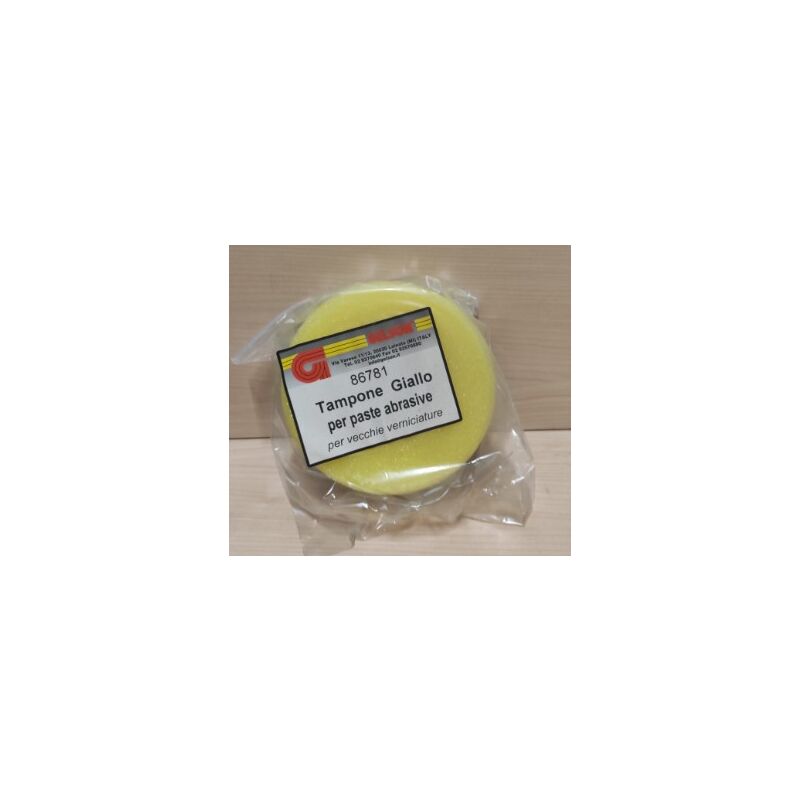 foto del prodotto gelson 86781 tampone giallo per pasta abrasiva 150x52