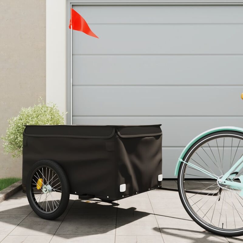 foto del prodotto prolenta premium furniture limited rimorchio da bici nero 45 kg in ferro