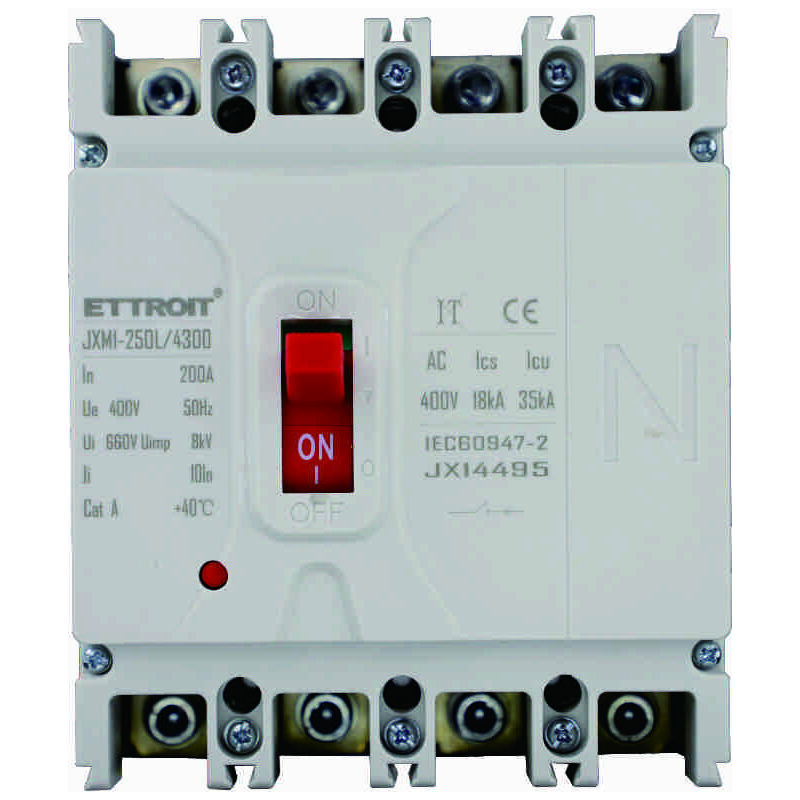 foto del prodotto ettroit interruttori scatolati magnetotermici 4p 200a 380v 35ka