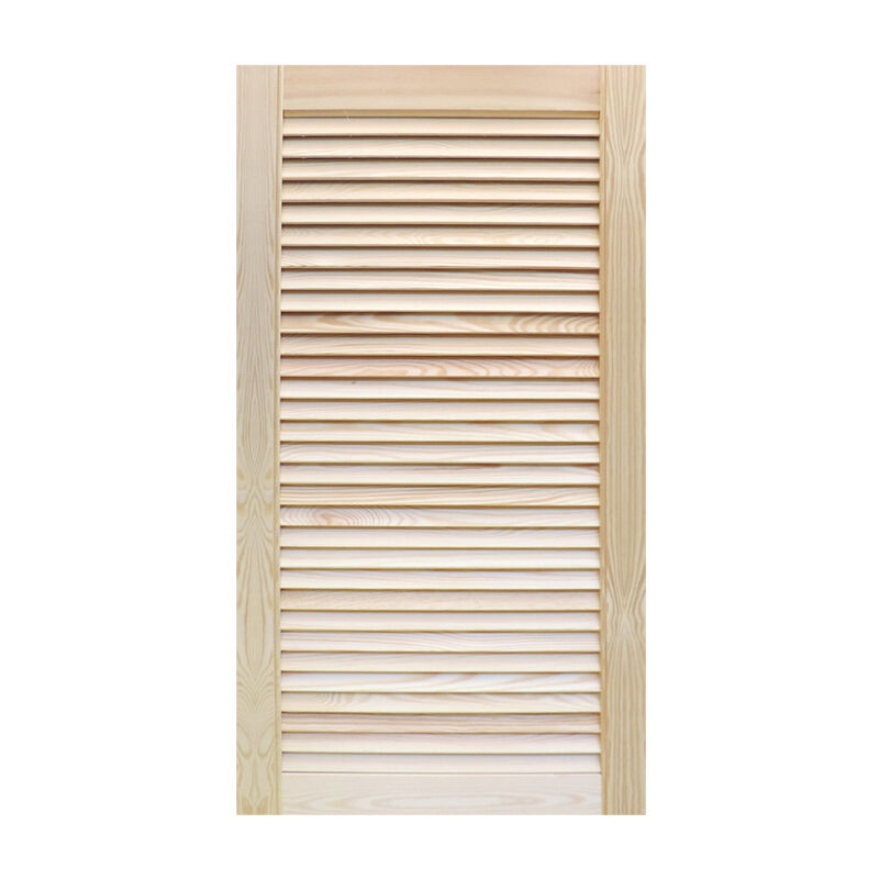foto del prodotto persiane in legno da esterno in pino naturale massello 600 x 700 h mm onlywood