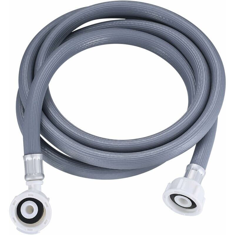 foto del prodotto tubo prolunga per lavatrice, tubo ingresso acqua lavatrice per lavastoviglie, tubo alimentazione lavatrice dritto 2 m.