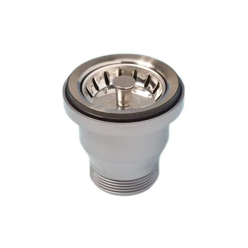 foto del prodotto lira bonde panier sans trop plein, diam tre 60 mm acier satin 