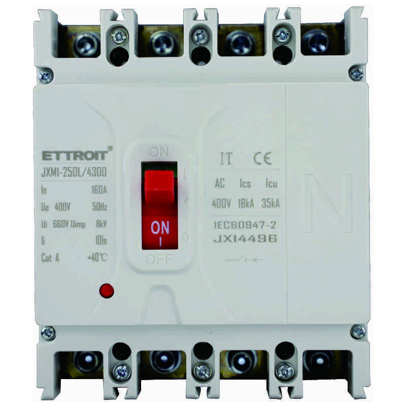 foto del prodotto ettroit interruttori scatolati magnetotermici 4p 160a 380v 35ka