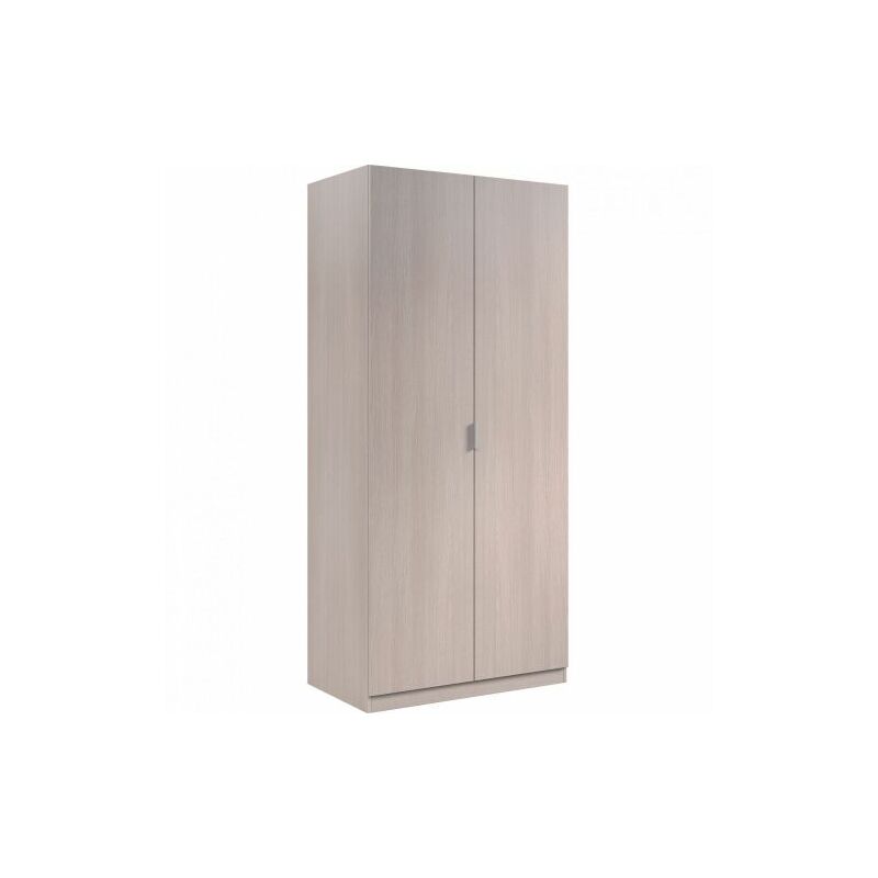 foto del prodotto kit armadio 2 ante 81x52xh180 cm rovere chiaro