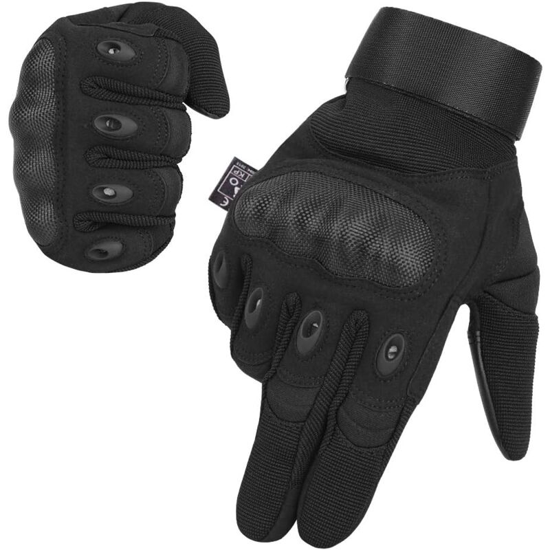 foto del prodotto kzq guanti da moto guanti da moto touch screen con dita intere guanti da moto omologati ce per donna e uomo guanti tattici per sport all aria