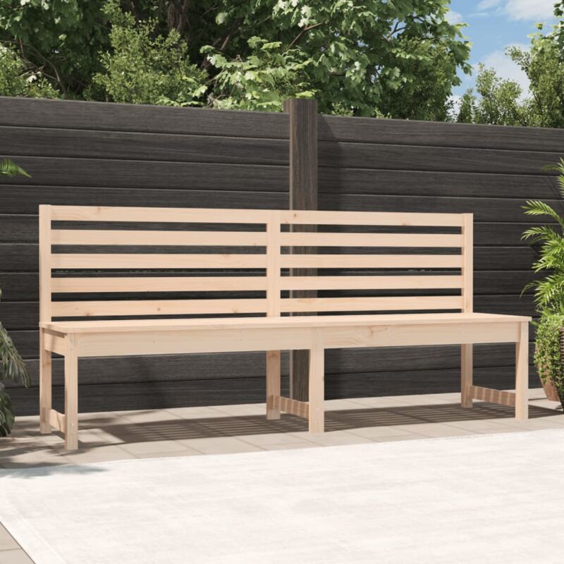 foto del prodotto vidaxl panca da giardino 201,5 cm in legno massello di pino