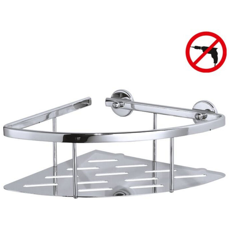 foto del prodotto 40203 00000 00 aluxx mensola da bagno colla cromo lucido tesa