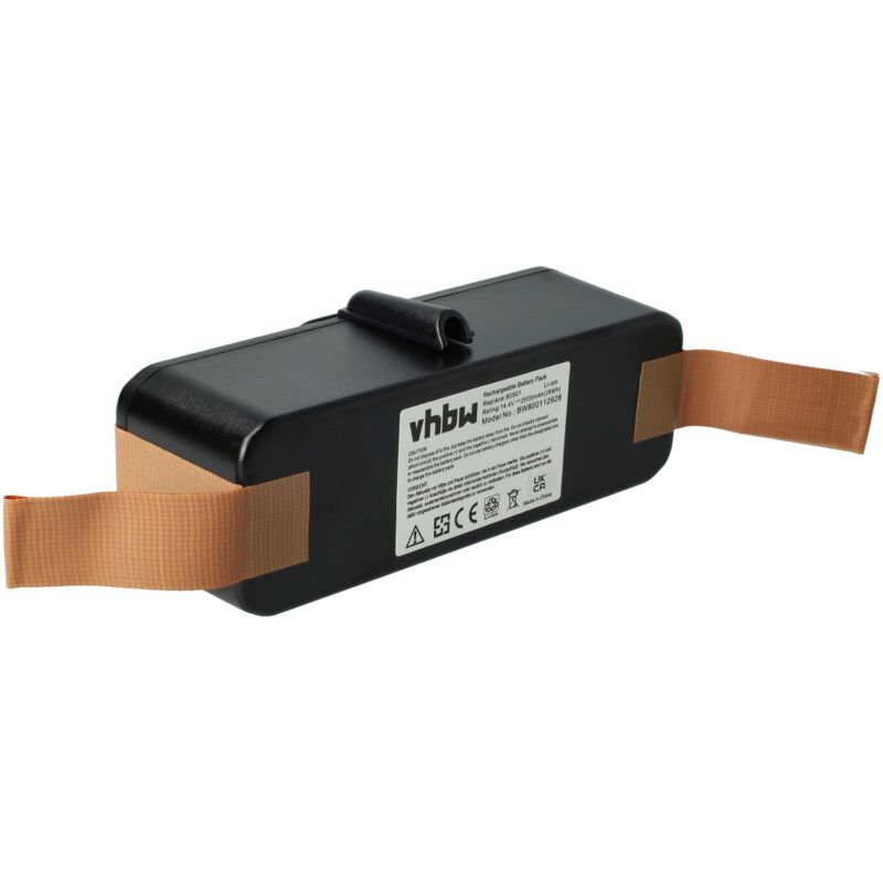 foto del prodotto batteria compatibile con irobot roomba 555, 560, 580, 562, 570, 563, 565, 564, 551, 561, 572, 577 home cleaner 2000mah, 14,4v, li ion vhbw