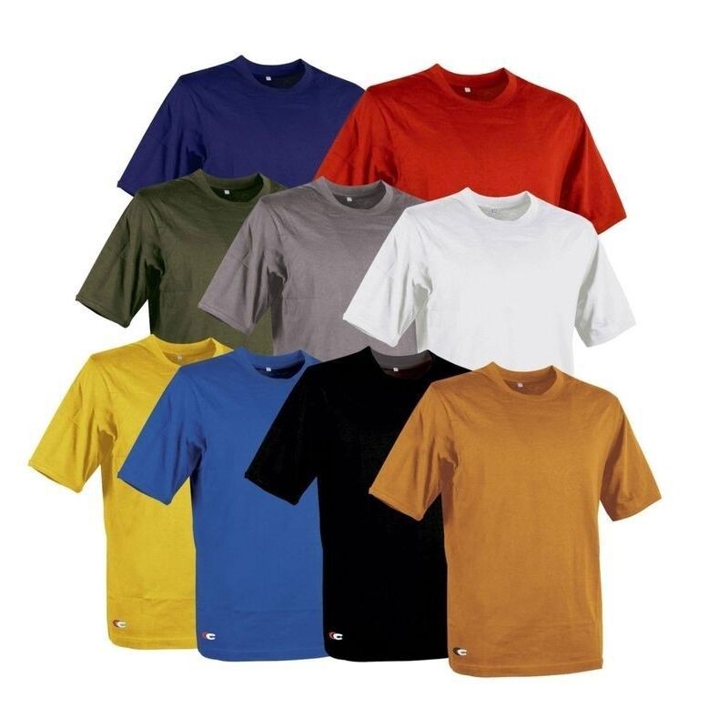 foto del prodotto cofra t shirt mezzza manica zanzibar pack da 5 pz , misura 3xl arancio
