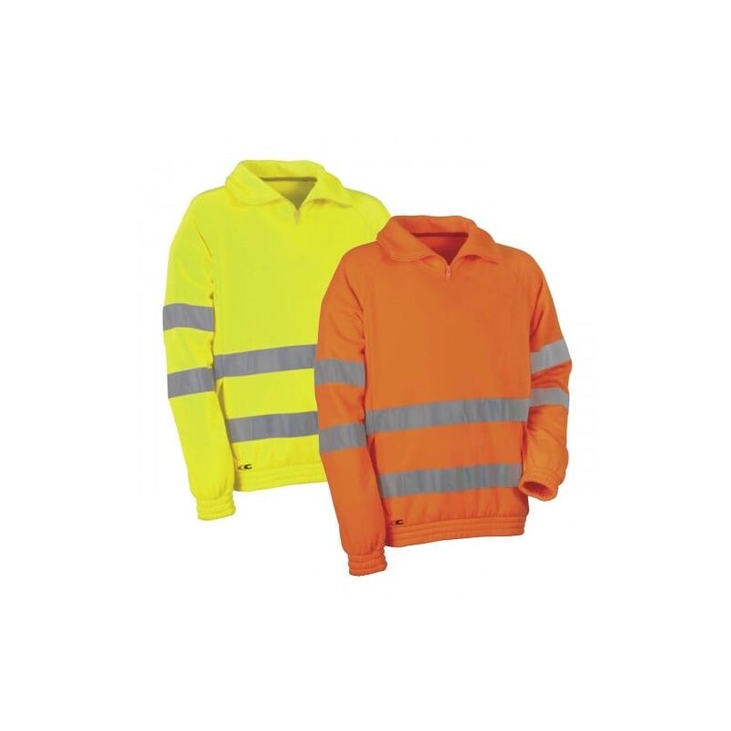 foto del prodotto felpa da lavoro ad alta visibilit cofra vision xxxl orange