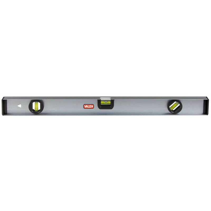 foto del prodotto livella cm 50 alluminio 3bolle leggera millimetrata muratore 500mm valex 1800668