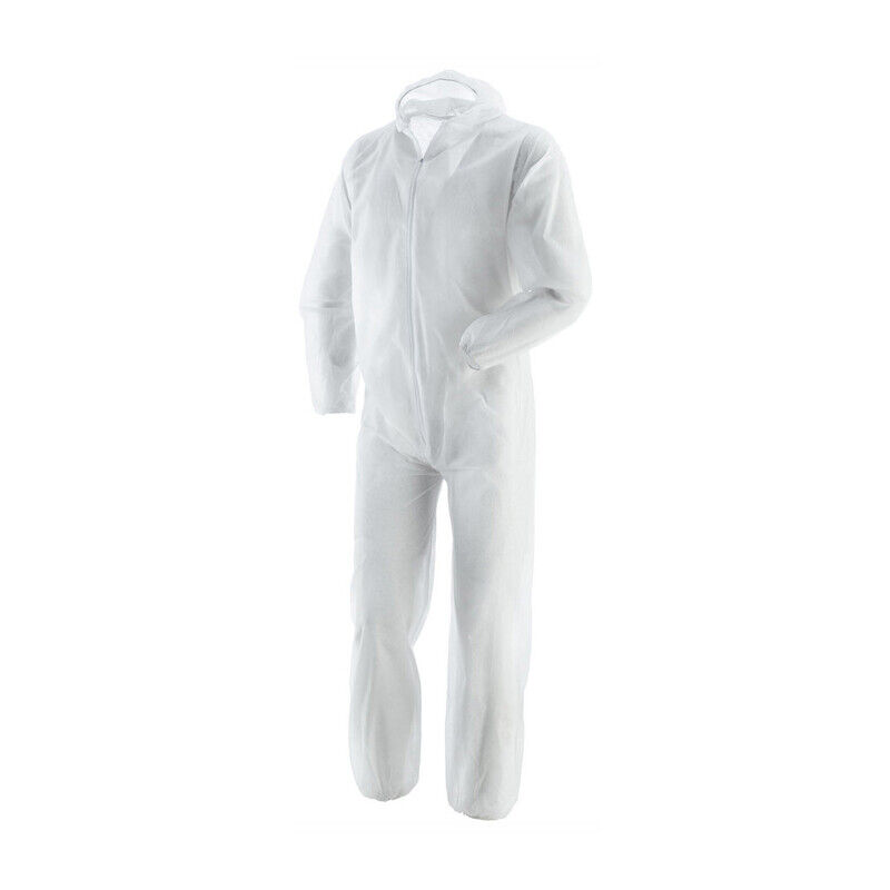 foto del prodotto tuta da lavoro monouso colore bianco tg.l 40gr.