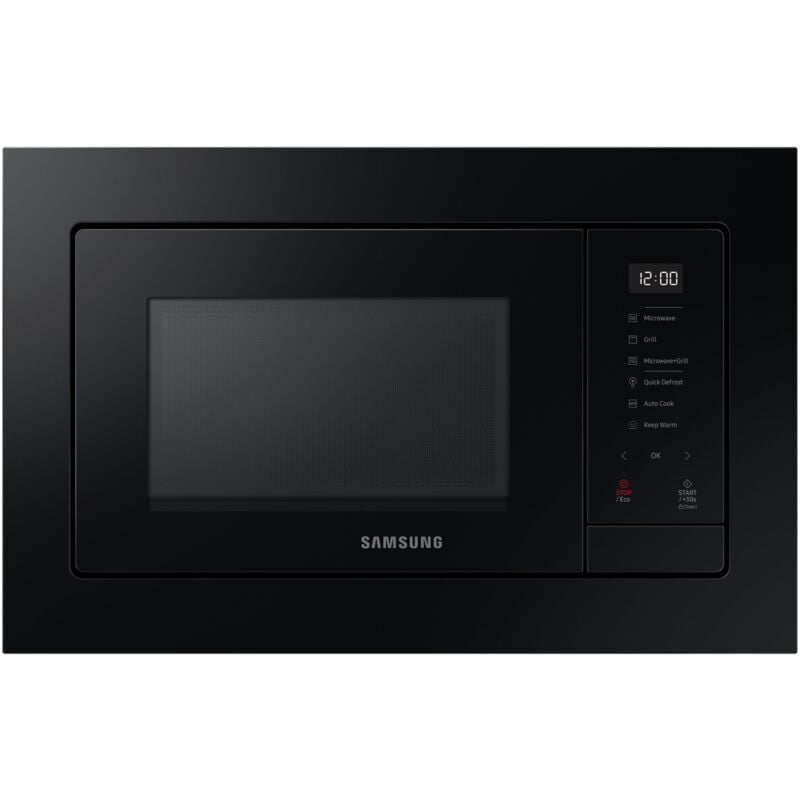 foto del prodotto samsung forno a microonde grill ad incasso 23l mg23a7318ck. posizionamento dell apparecchio da incasso, tipo di prodotto microonde con grill,