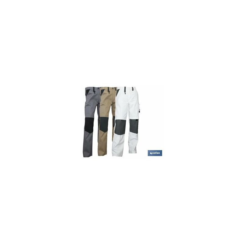 foto del prodotto pantaloni da lavoro lenoir 280 g m beige nero t 44